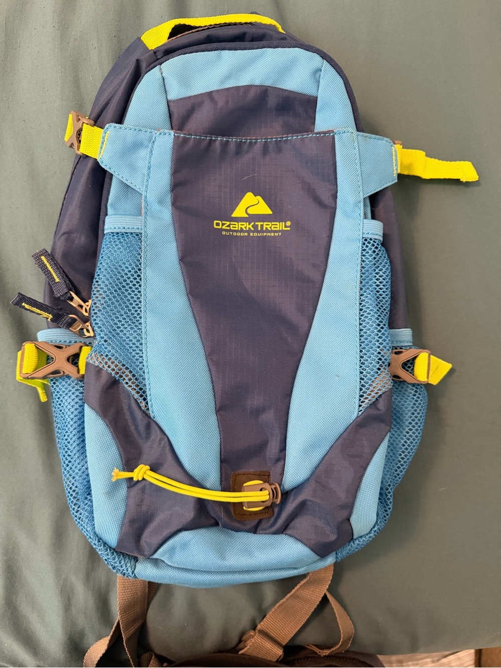 Ozark Trail Blue Lightweight Daypack Backpack - water bladder was never used